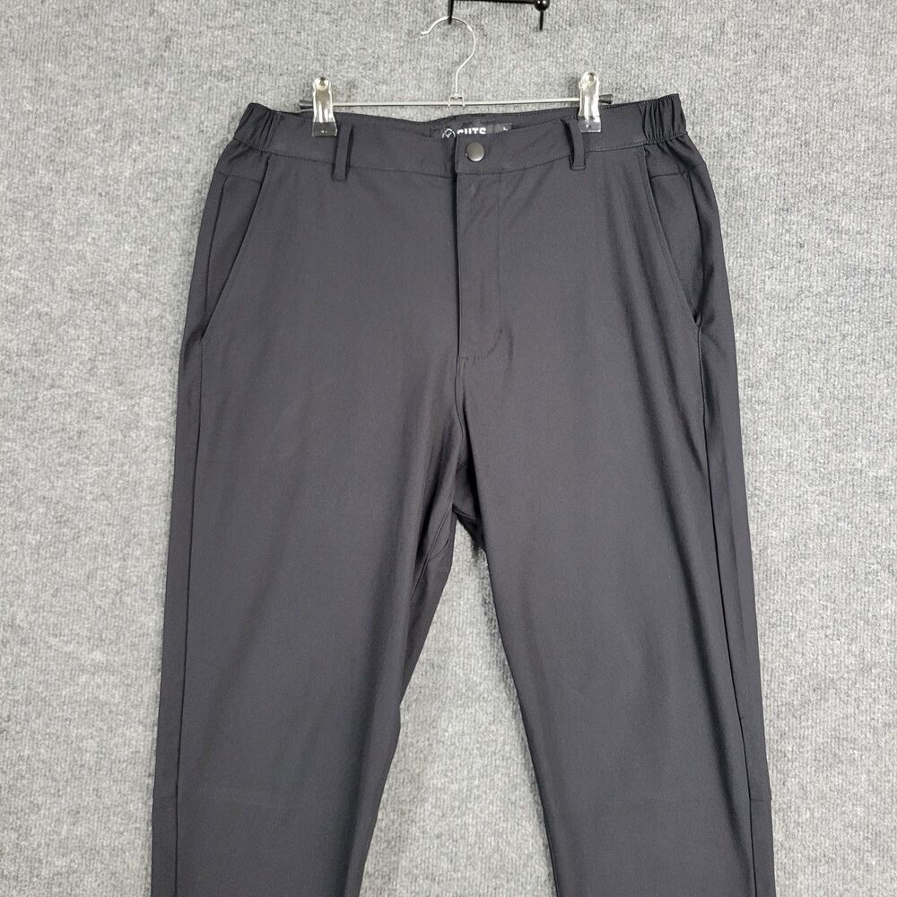 CUTS Clothing MB10057L Black AO Slim Fit Joggers Pants Travel Commute SIZE LARGE - Picture 4 of 12